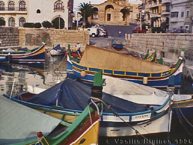 [Photo of Maltese Boats]