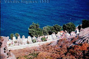 Cemetery at Fourni