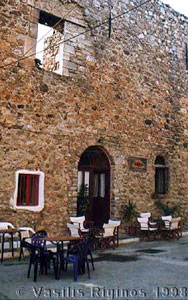 Genovese building, now a cafe at Olimpi