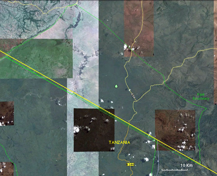 Satellite view of Mara