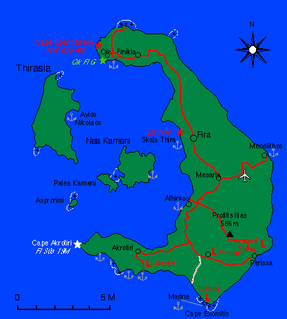 Sketch of Santorini