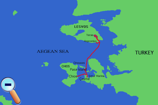 Route to Çesme