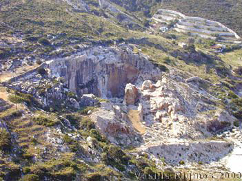 The Ancient Quarry in Petrokopio, Fourni