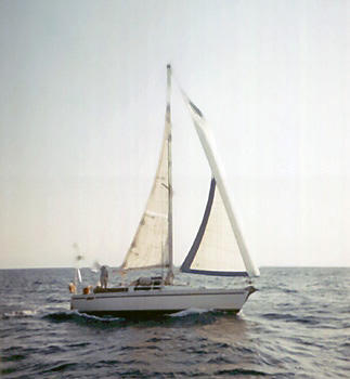 S/Y Thetis under sail