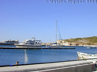 In the Samos 'marina'