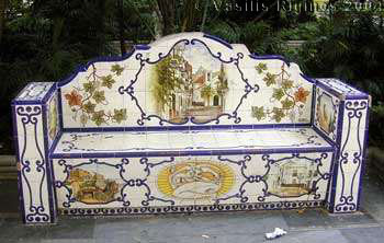 Tile Bench in Marbella