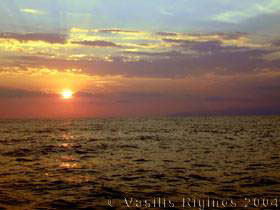Sunrise over the Ionian
