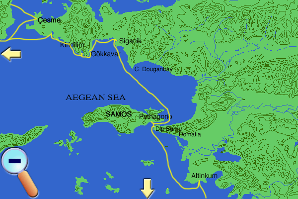 Route from Sigacik