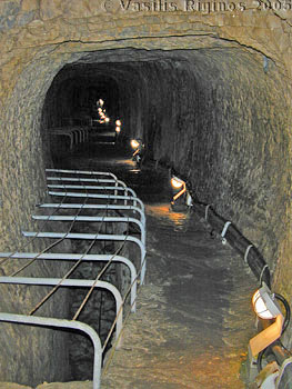 The Eupalinion Tunnel in Samos