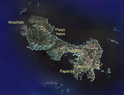 Satellite view of Lipsi