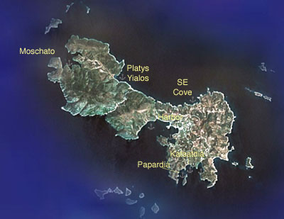 Satellite View of Lipsi