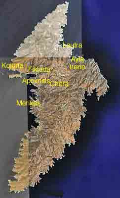 Satellite View of Kythnos