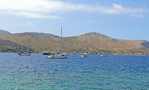 Anchored off in Lakki
