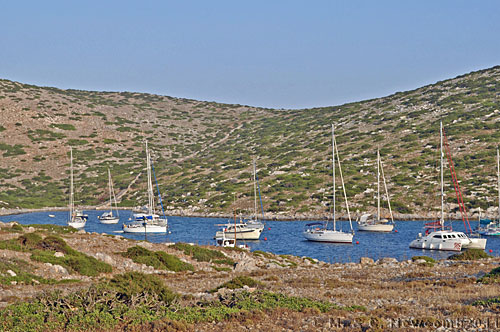 The protected anchorage in Levitha