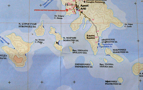 Map of Tiganakia