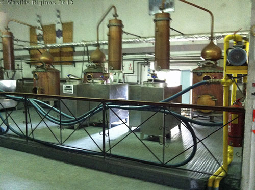 Inside theBarbayiannis distillery