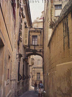 [Photo of a street at Mdina]