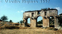Photograph of Roman arch at Patara