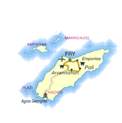Map of Kasos
