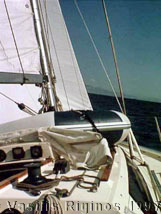 Photograph of Thetis with Sails
