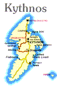 Map of Kithnos