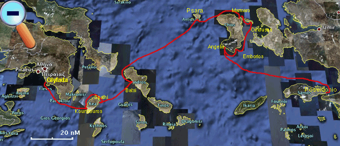 Route to Samos