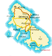 Map of Skyros